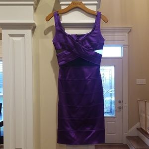 Bebe Purple Dress Size XXS